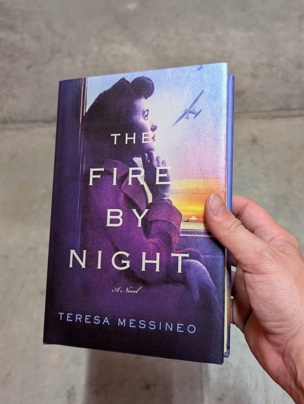 'The Fire By Night' Hardcover Book - Purple Cover